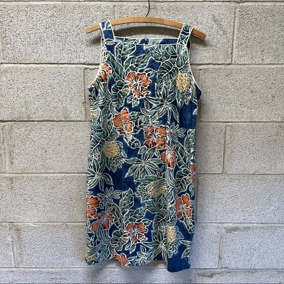 Vintage Gary’s Island Hawaiian Print Jumper Dress